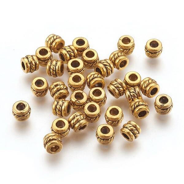 Tibetan Style Alloy Spacer Beads