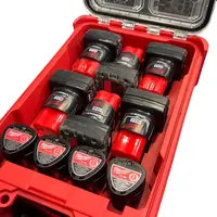 Milwaukee Packout Compact Insert For M12 Batteries CP & XC Organizer Tool Accessory Lightweight & Easy Carry Toolbox