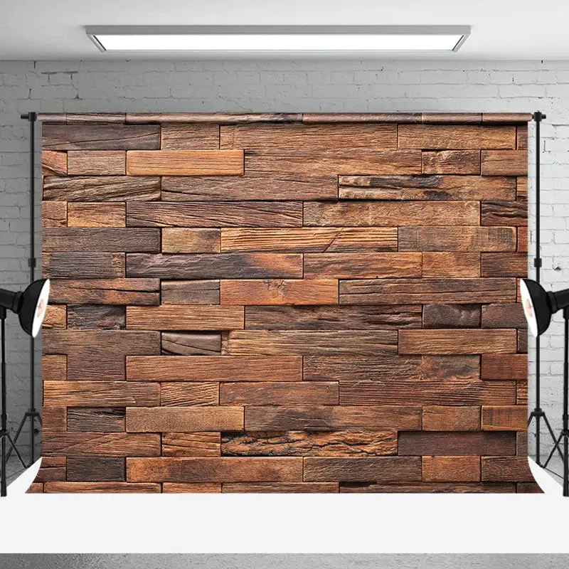 Wood Brick Wall Texture Backdrop For Photography - Aperturee