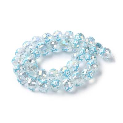 Transparent Glass Enamel Beads