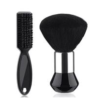 2pcs Haircut Brush, Soft Neck Duster Brush With Handle, Oil Head Brush, Cleaning Broken Hair Sweeper, Men's Hairdressing Tool...