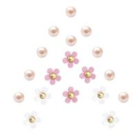 Cute Flower Shoe Charms for Women  18Pcs with Decoration Girls' Clog Sandals DIY Birthday Party Favors