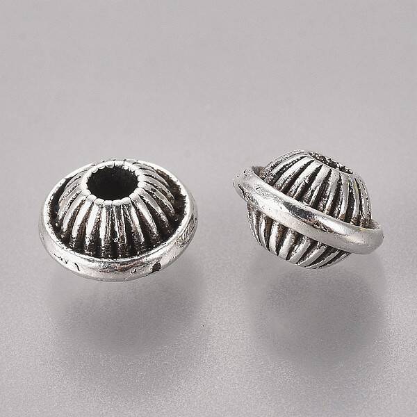 Tibetan Style Alloy Spacer Beads