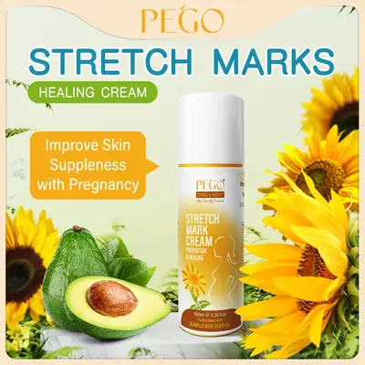 Pregnancy Stretch Mark Repair Cream, Prevents and Repairs Stretch Marks, Prenatal & Postpartum Skincare, Natural Maternity Oi...