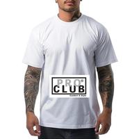 Pro Club Shirts Heavyweight Men's Proclub Short Sleeve T-Shirt heavy tees white tee Casual Crewneck Cotton Classic Menswear T...