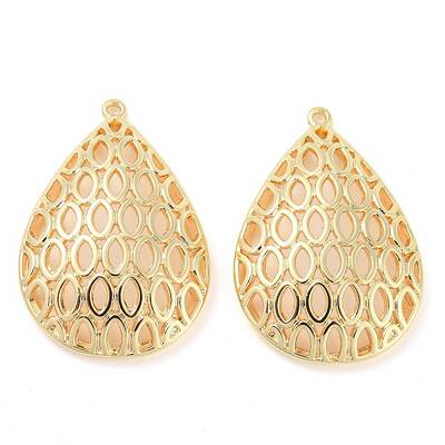 Rack Plating Brass Pendants