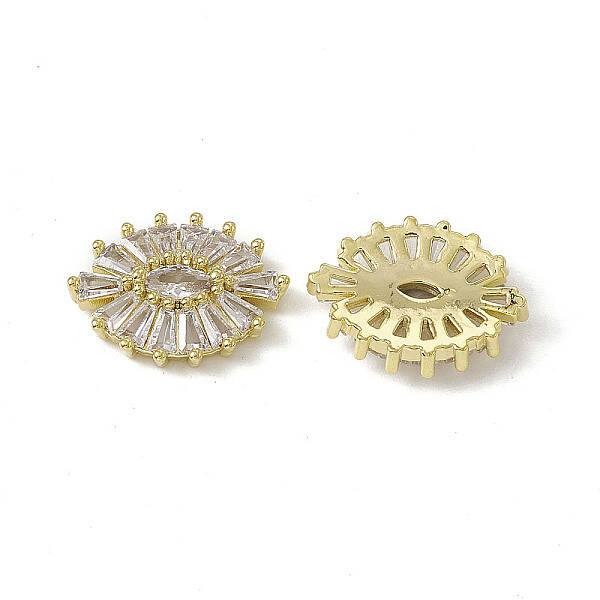 Brass Glass Rhinestone Cabochons