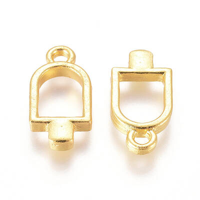 Alloy Open Back Bezel Pendants