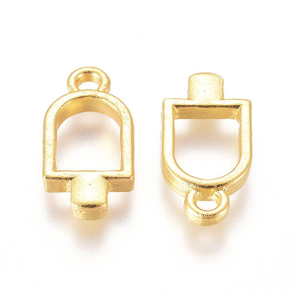 Alloy Open Back Bezel Pendants