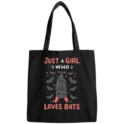 Bat Just A Girl Who Loves Bats Bat Lover Gift Tote Bag