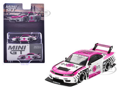 Nissan LB-Super Silhouette S15 SILVIA RHD (Right Hand Drive) #99 Auto Finesse - SEMA 2023 White and Pink Limited Edition 1/64...