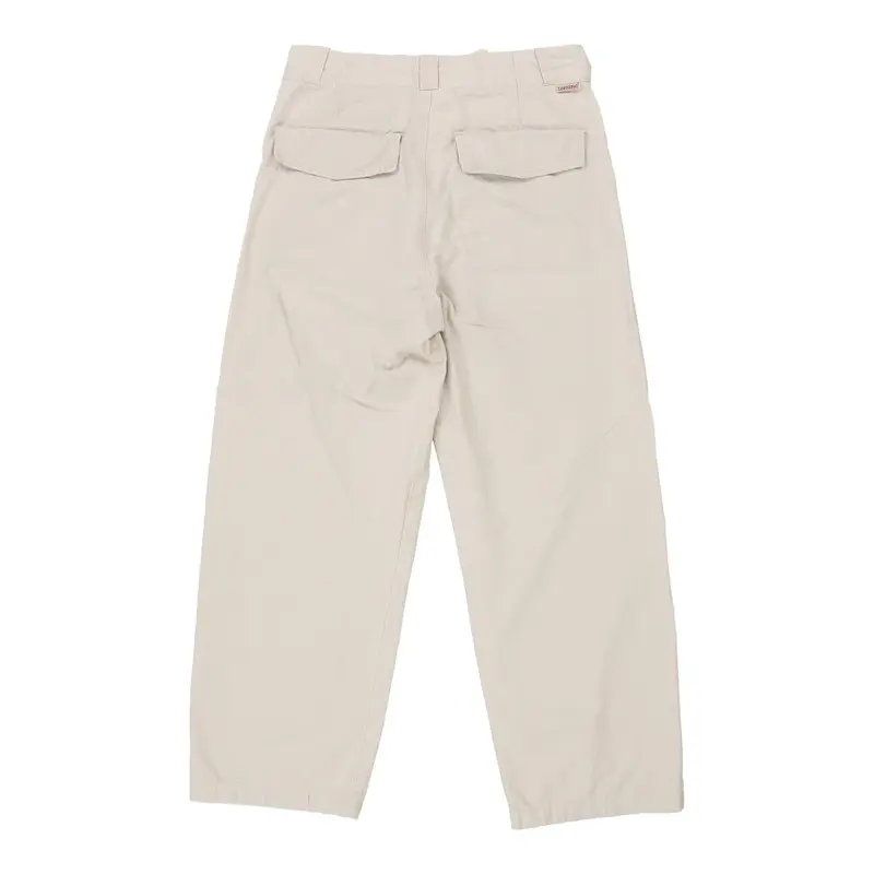 Leesures Lee Trousers - 32W 27L White Cotton