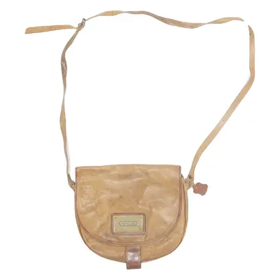 PAPILLON Womens Shoulder Bag Brown Leather