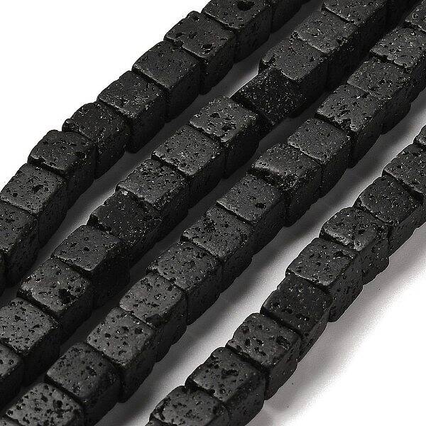 Natural Lava Rock Beads Strands