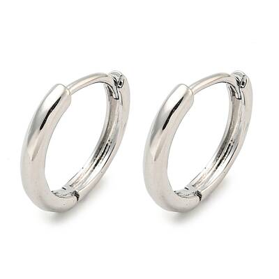 Brass Hoop Earrings