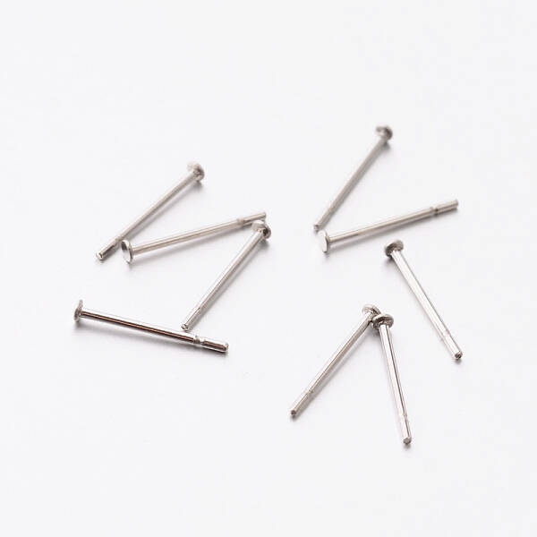 Non-Tarnish 304 Stainless Steel Stud Earring Findings