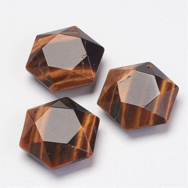 Natural Tiger Eye Pendants
