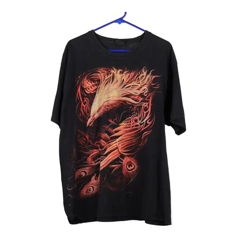 Spiral T-Shirt - 2XL Black Cotton