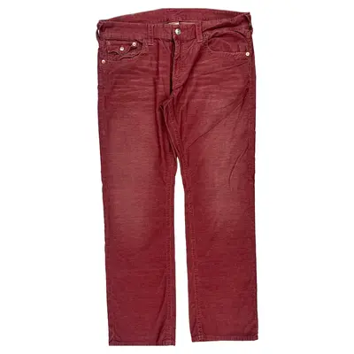 True Religion Jeans - 38W 33L Red Cotton Blend