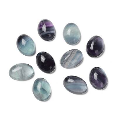 Natural Fluorite Cabochons