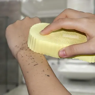 Buy 1 Get 1,Magic Exfoliating Bath Sponge,3D Super Soft Exfoliating Bath Sponge,Skin Friendly and Reusable,Alternative to exf...