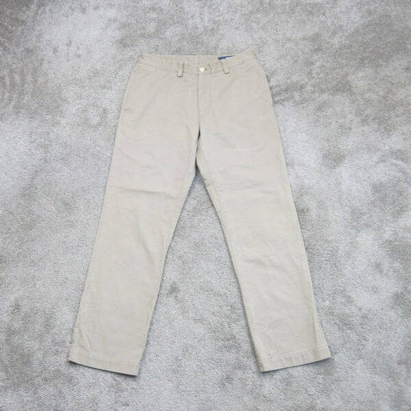 Vineyard Vines Mens Straight Leg Chino Pants Twill Mid Rise Beige Size W30XL30