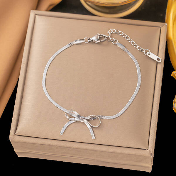 304 Stainless Steel Herringbone Chains Bracelets