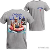 [Sale Up To 60%] Michelob Ultra Gulf of America T-Shirt, Patriotic Trump 45 47 Shirt, Vintage Beer Beach Graphic Tee, Classic...
