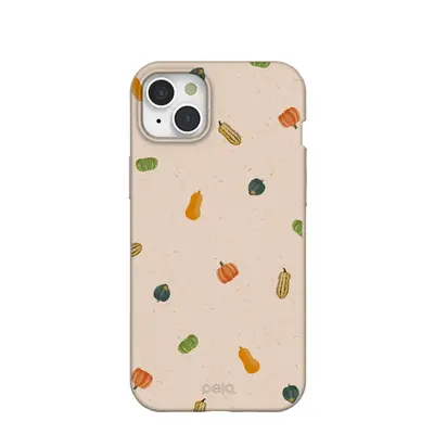 Seashell Squash Garden iPhone 15 Plus Case