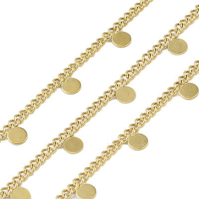 Ion Plating(IP) 304 Stainless Steel Curb Chains