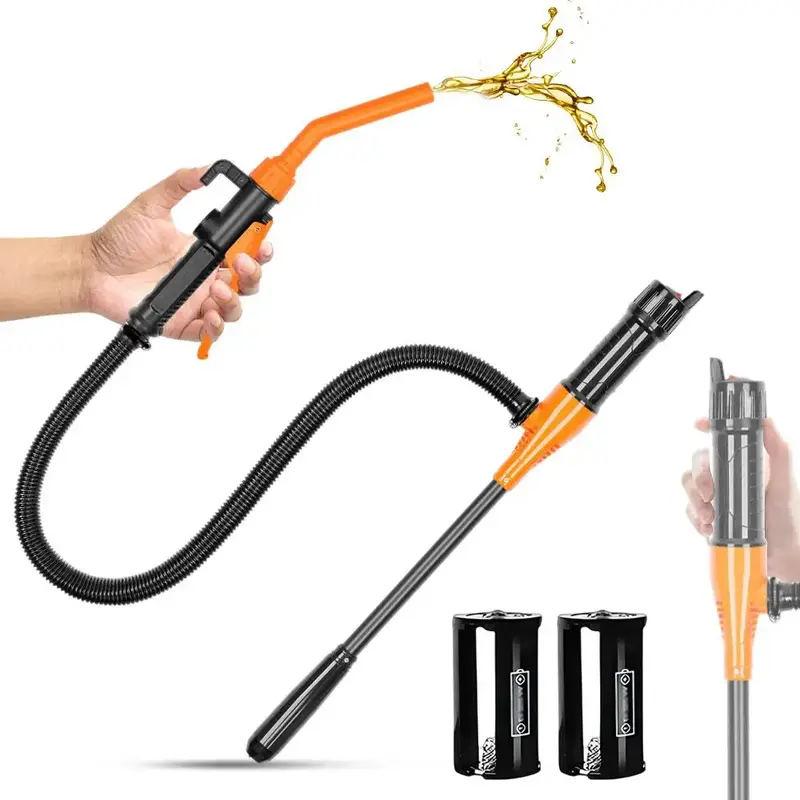 Portable Fuel Transfer Pump, Wide Application Battery Powered Operated Liquid Transfer Pump for Gas, Fuel, Diesel, Water Tra...