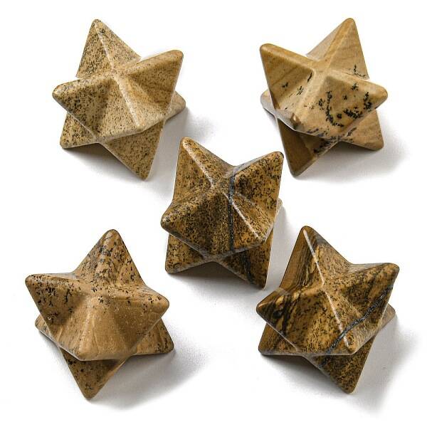 Natural Picture Jasper Beads