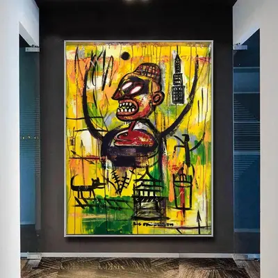 Large Painting On Canvas Graffiti Style Oversize Abstract Oil Painting Acrylic Painting On Canvas Modern Handmade Home Decor ...