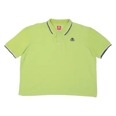 KAPPA Mens Polo Shirt Green L