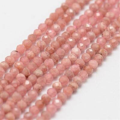 Natural Rhodochrosite Beads Strands