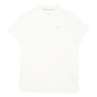 NIKE Mens Polo Shirt Beige L