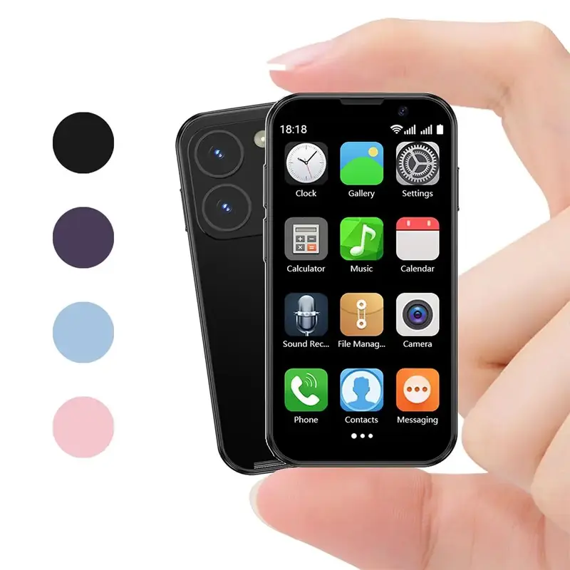 Mini Smart Phone, 3.0 Inch Dual SIM Smartphone, 3G Android 8.1 with 2GB RAM, 16GB Storage, Calling, GPS Bluetooth-compatible ...