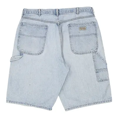 Wrangler Carpenter Shorts - 36W 12L Light Wash Cotton