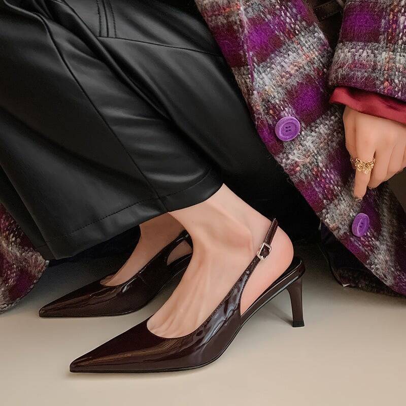 CHIKO Bristol Pointy Toe Stiletto Slingback Shoes