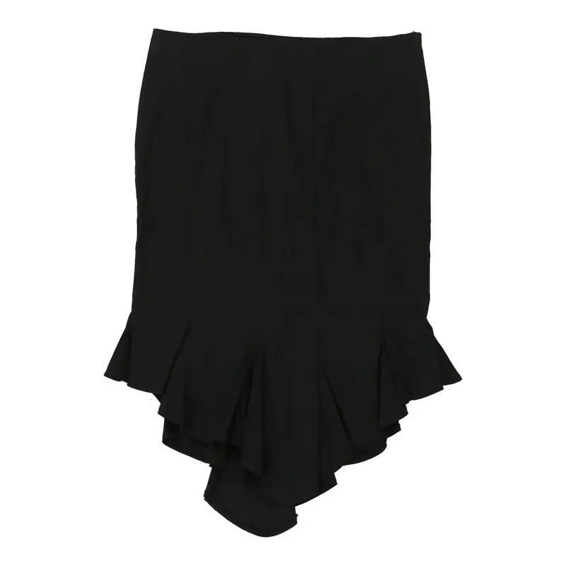 Ermanno Scervino Skirt - 30W UK 10 Black Cotton | Size: UK 10