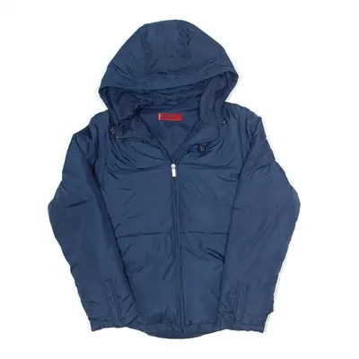 LEVI'S Insulated Rain Jacket Blue Girls S