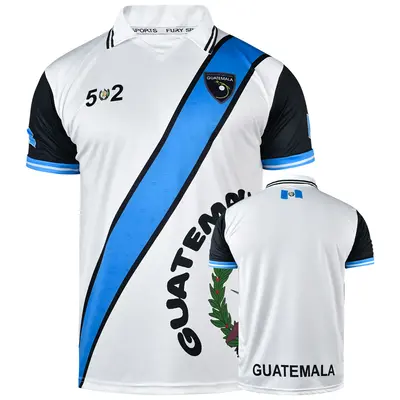 Fury Guatemala's High-Quality Soccer Jersey for Women & Men - 100% Polyester Unisex Shirt Design Latina Sports Top