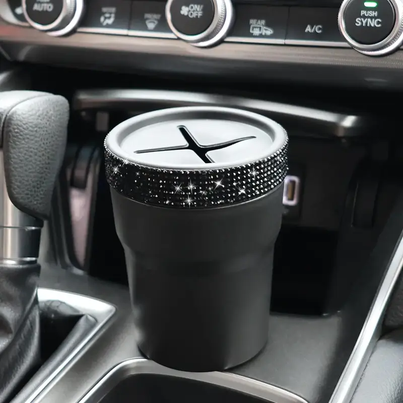 Car Coin Storage Box, Portable Car Coin Storage Bucket, Creative Car Coin Storage Can, Mini Storage Can for Car Cup Holder