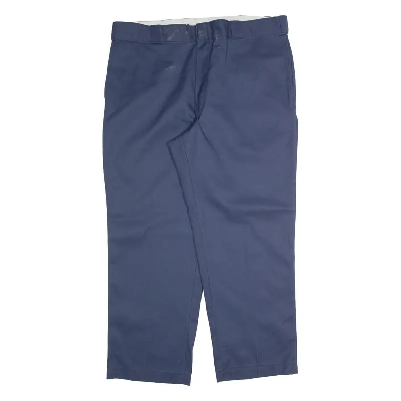 DICKIES 874 Workwear Mens Trousers Blue Relaxed Straight W40 L28