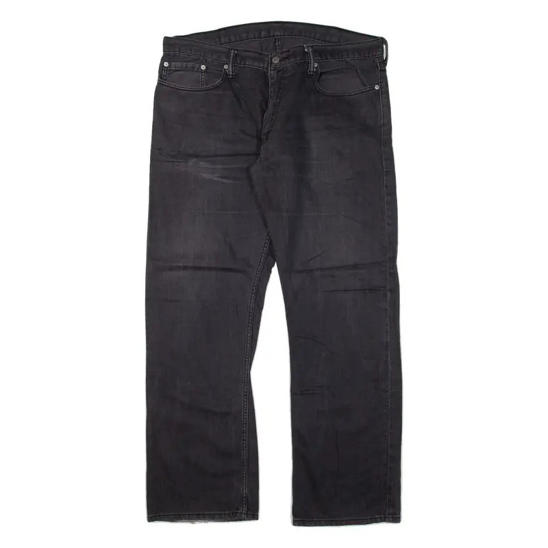 LEVI'S 514 Jeans Mens Black Regular Straight W38 L32