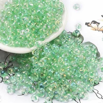 6/0 Inside Colours Glass Seed Beads