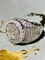 Fashion Rhinestone Decorated Engagement Ring, Princess Rings, Fashion Jewelry for Party, Daily Decor, Trendy All-match & Exqu...