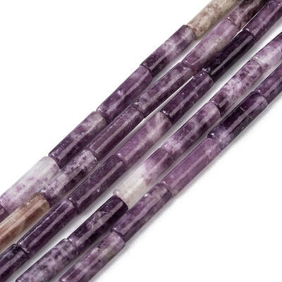 Natural Lepidolite/Purple Mica Stone Beads Strands