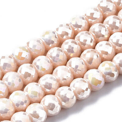 Electroplate Glass Beads Strands