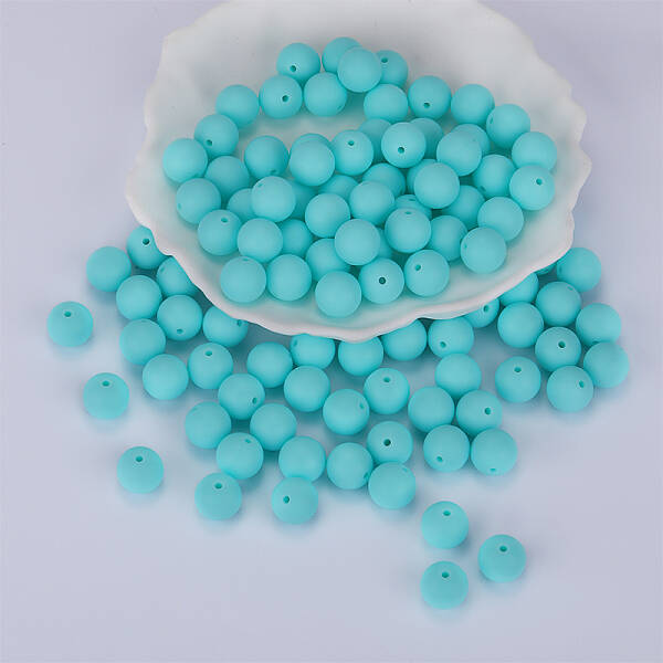 Round Silicone Focal Beads